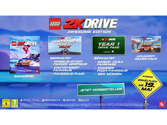 LEGO 2K Drive: Awesome Edition (CiaB) - Nintendo Switch - Deutsch