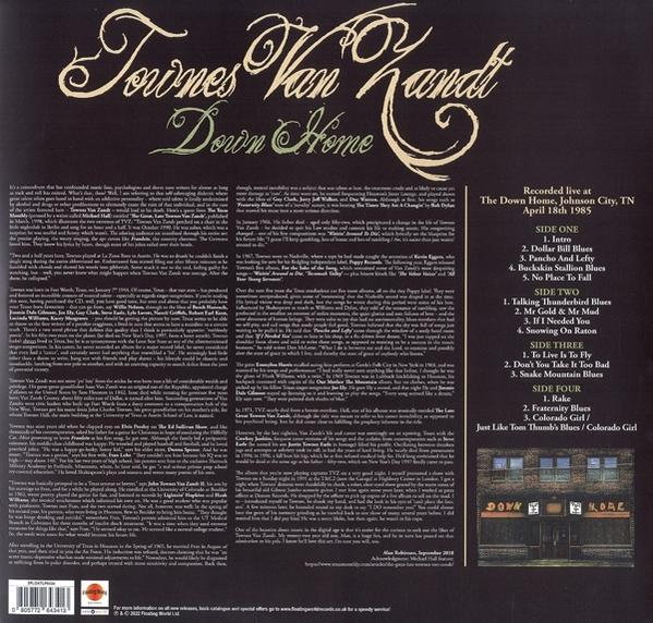 Townes Van Zandt - Down Home (Clear Green Vinyl 2LP)  - (Vinyl)