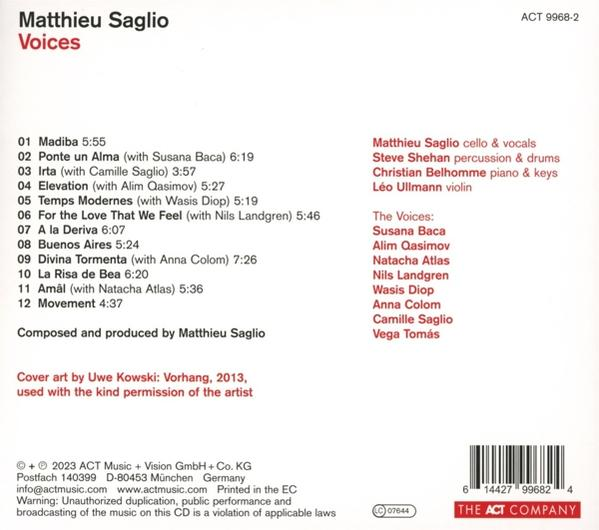 Matthieu Saglio - Voices (Digipak)  - (CD)
