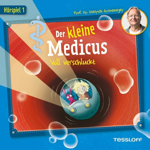 Buchcover: Cartoon-Szene eines Arztes und eines Patienten, mit Text auf Deutsch.