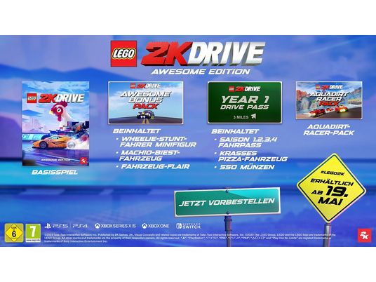 LEGO 2K Drive: Awesome Edition  - PlayStation 4 - Allemand