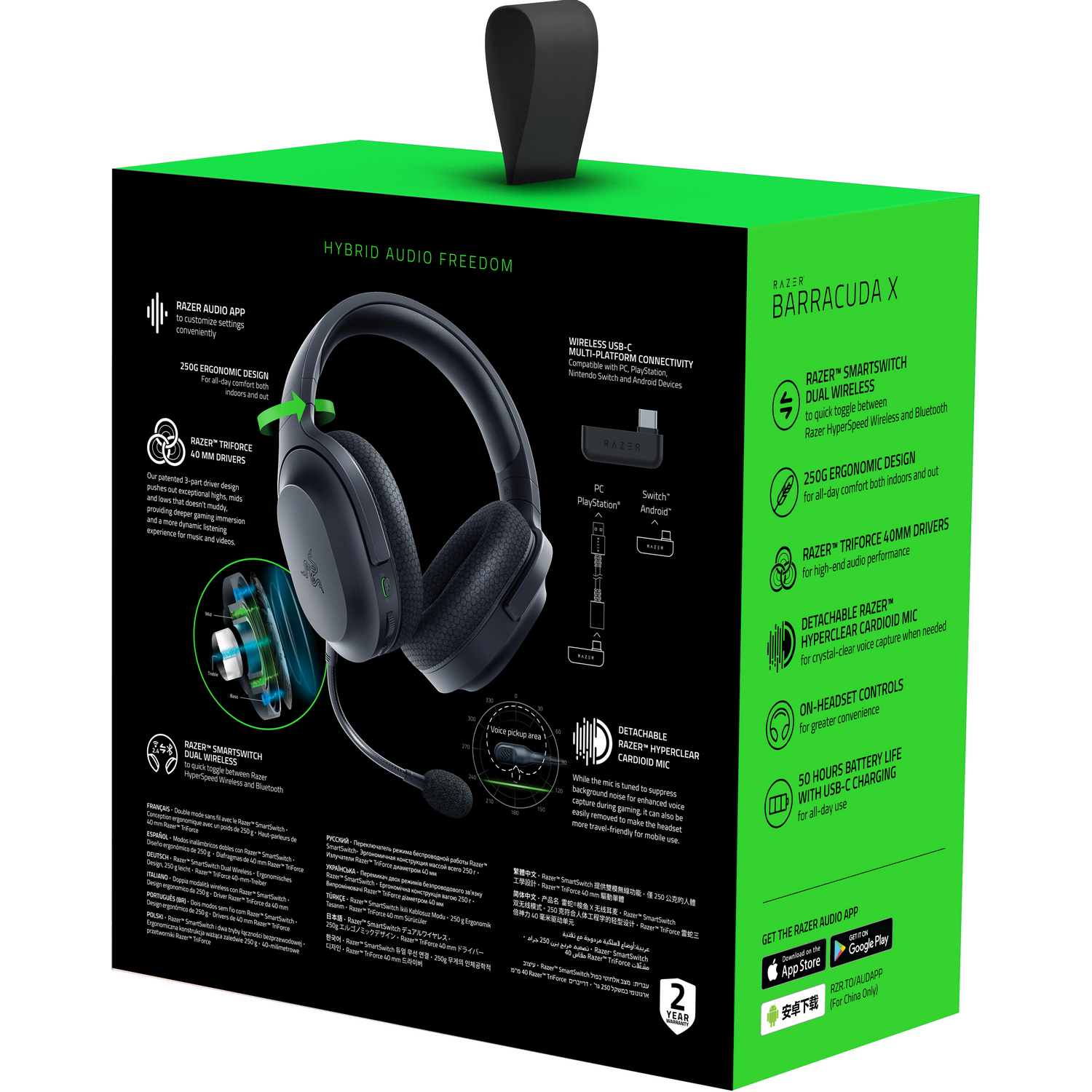 Barracuda X Mic Vervanging voor Barracuda X Headset Microfoon, Afneembare 3,5 Mm Ruisonderdrukking Game Boom Microfoon met Schuim