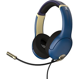 PDP Gaming Airlite Wired Headset - Zelda Hyrule Brave Blue (Nintendo Switch)