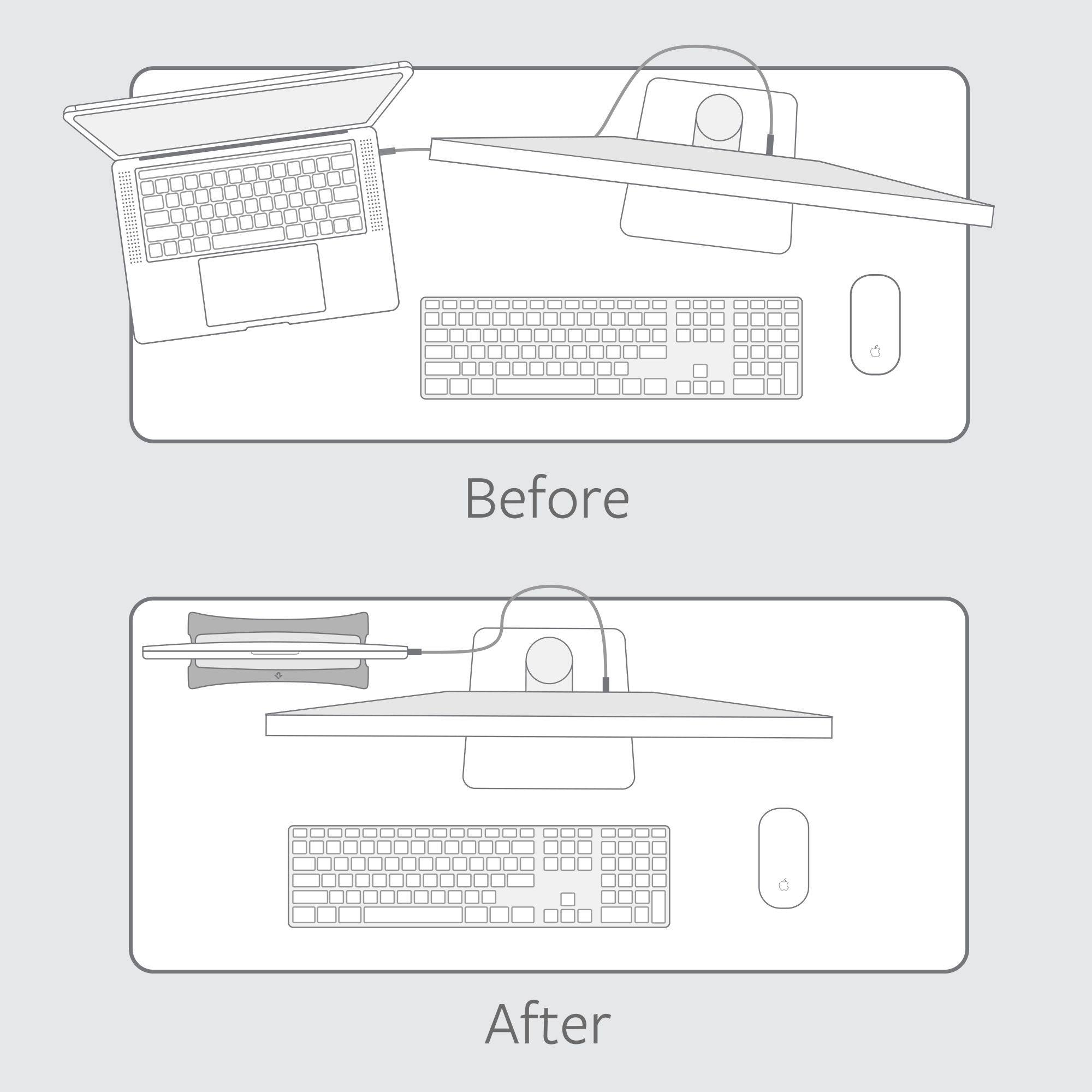 TWELVE SOUTH BookArc V4 - Support MacBook (Space Gray)