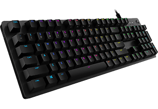 LOGITECH G512 CARBON (GX Brown Tactile) - Clavier Gaming, Câblé, QWERTZ, Noir