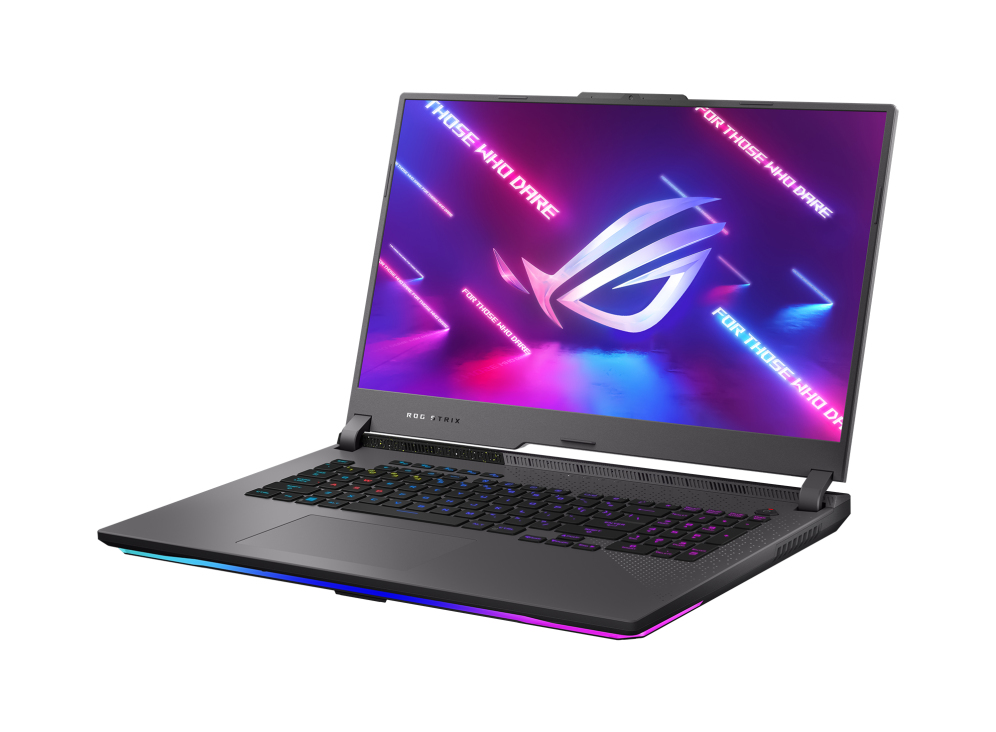 Un portátil con pantalla y teclado coloridos.