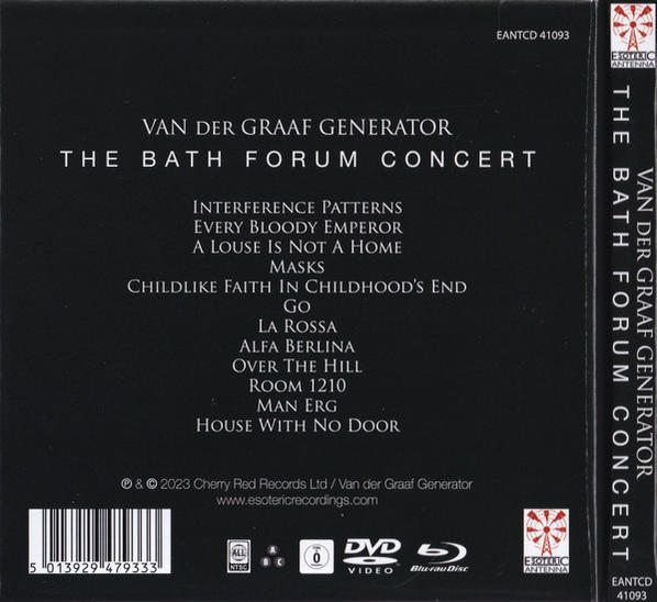Van Der Graaf Generator - The Bath Forum Concert  - (Blu-ray + CD)