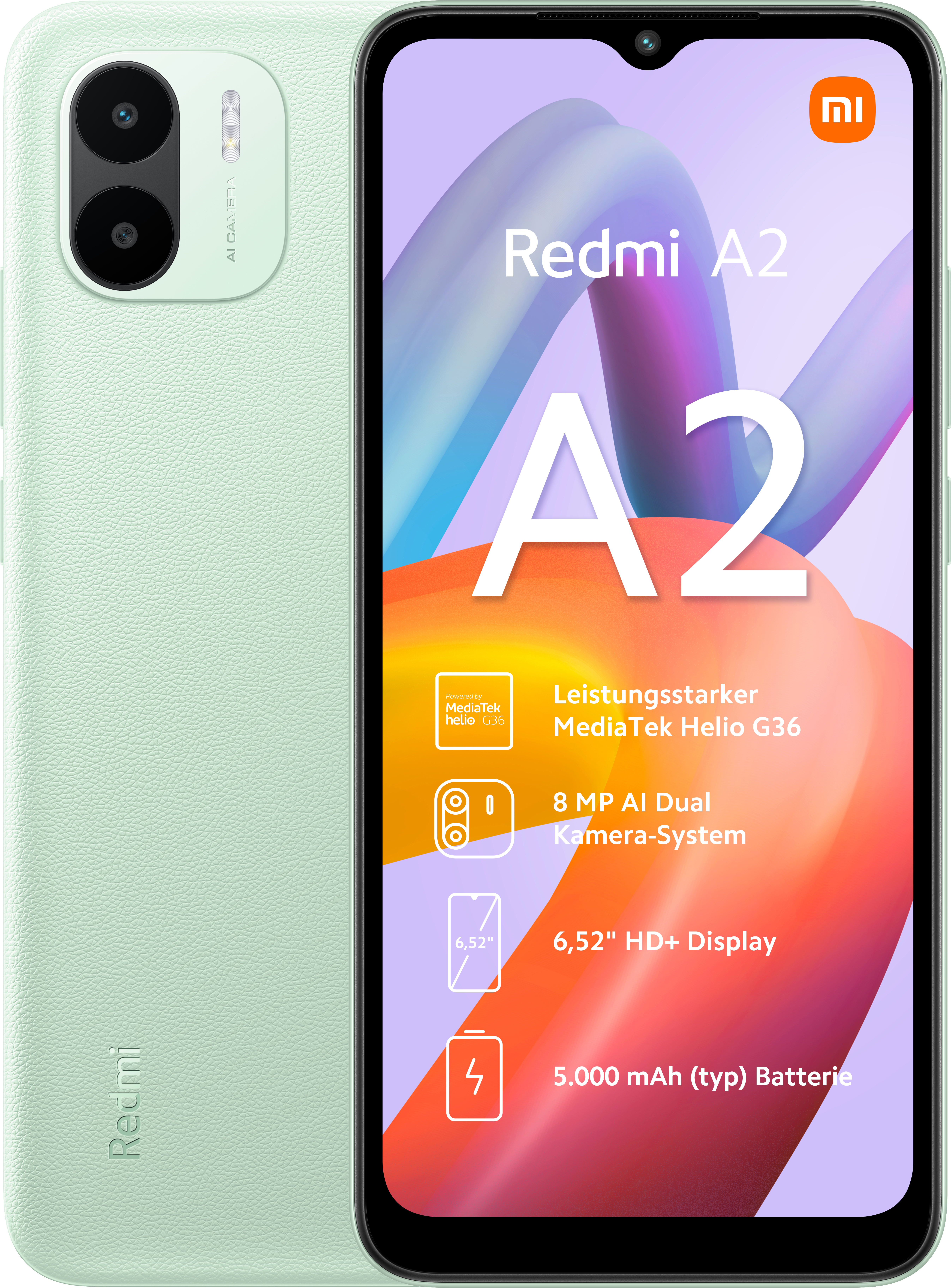 Light Redmi SIM Dual GB 32 A2 Green XIAOMI