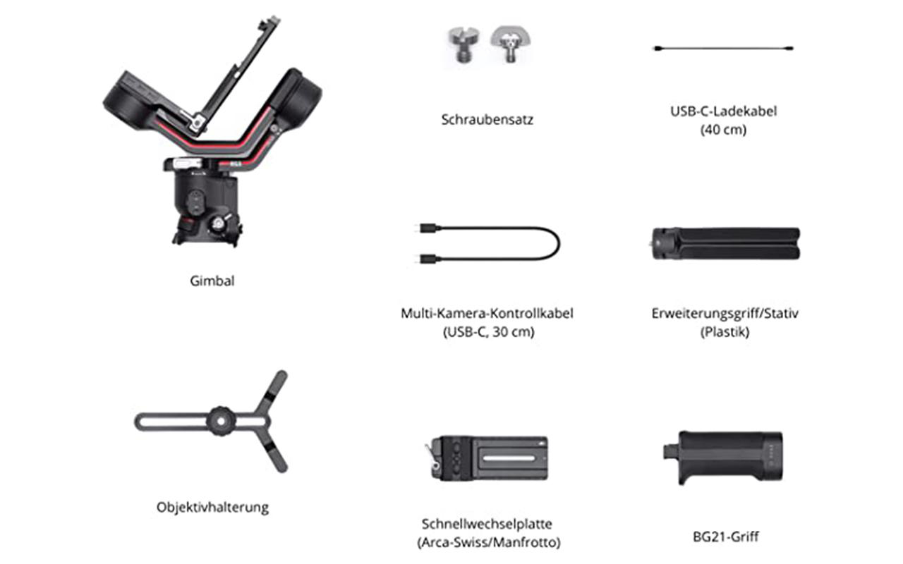 DJI RS 3 Gimbal, Schwarz