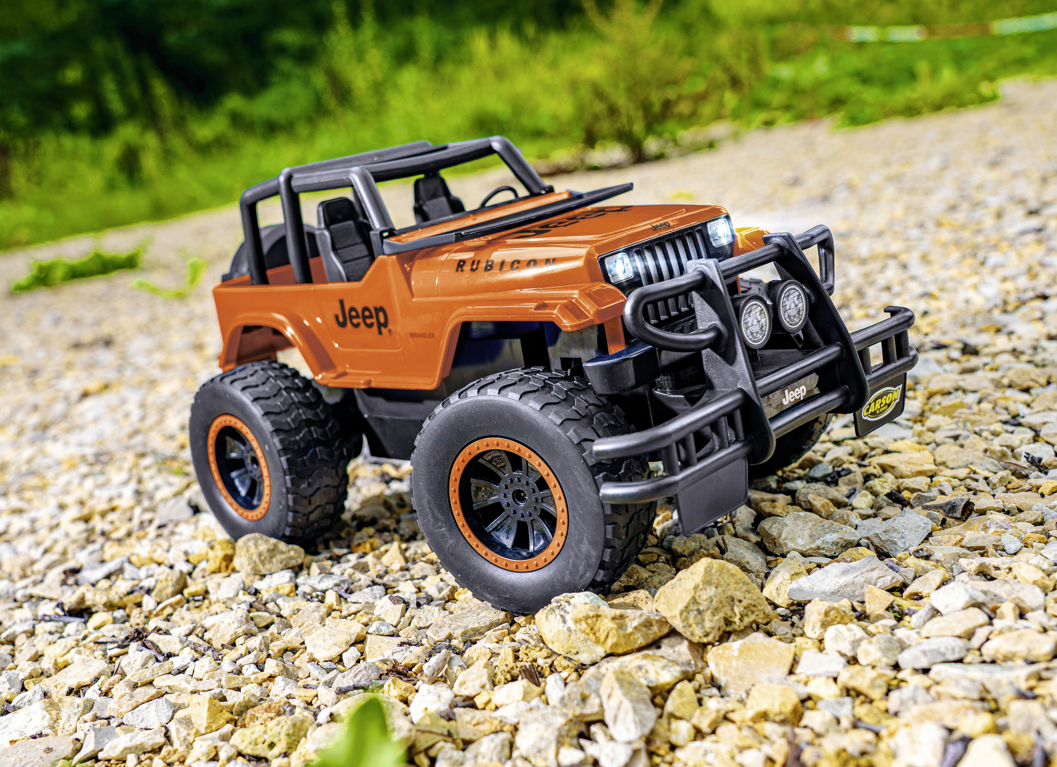 CARSON 1:12 Jeep Wrangler 2.4G 100% RTR orange R/C Spielzeugauto, Mehrfarbig