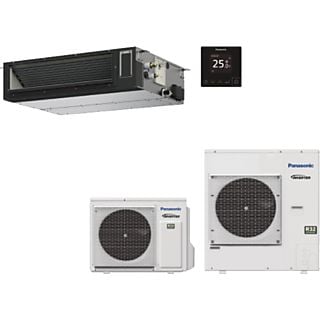 Aire acondicionado por conductos - Panasonic KIT-100PF3Z5-6, Split 1x1, 9724 fg/h, Bomba de calor, Blanco