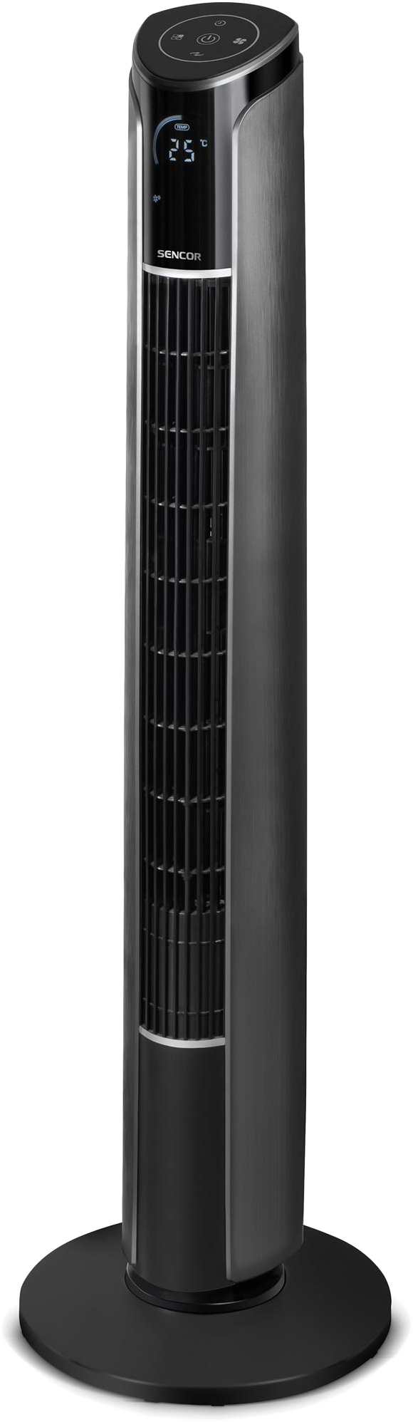 SENCOR SFT 4207BK Oszlop ventilátor WI-FI, 45W, fekete