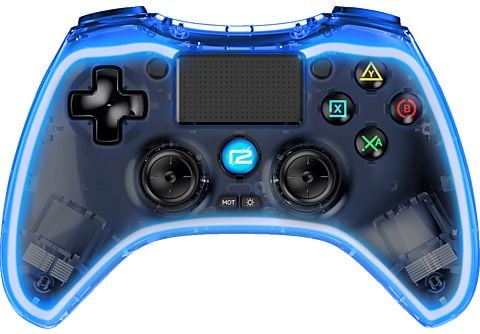 READY 2 GAMING Pro Pad X LED Editon Controller Transparent / Blau für  PlayStation 4 PlayStation 4 Controller | MediaMarkt