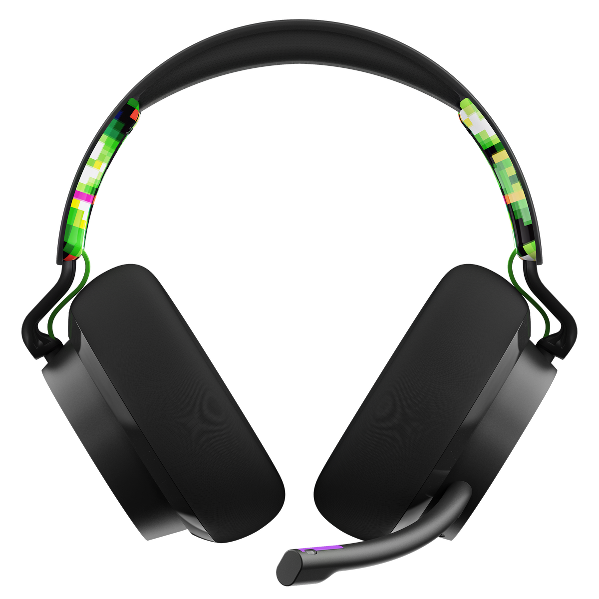 SKULLCANDY SLYR PRO gaming vezetékes fejhallgató mikrofonnal, USB Type-C, USB-A, zöld (S6SPY-Q763)