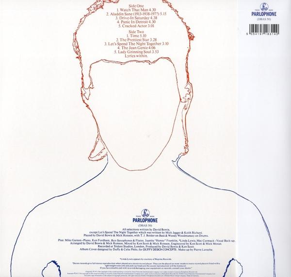 David Bowie - Vinyl Album Sane (Vinyl) (2013 Limitieres Black Remastered) Aladdin 