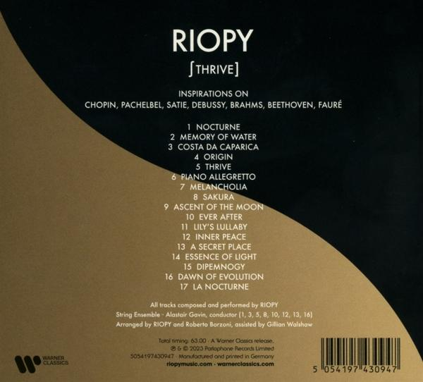 Albumcover mit Noten und Text, mit einem Mann im schwarzen Anzug. Das Album ist betitelt.