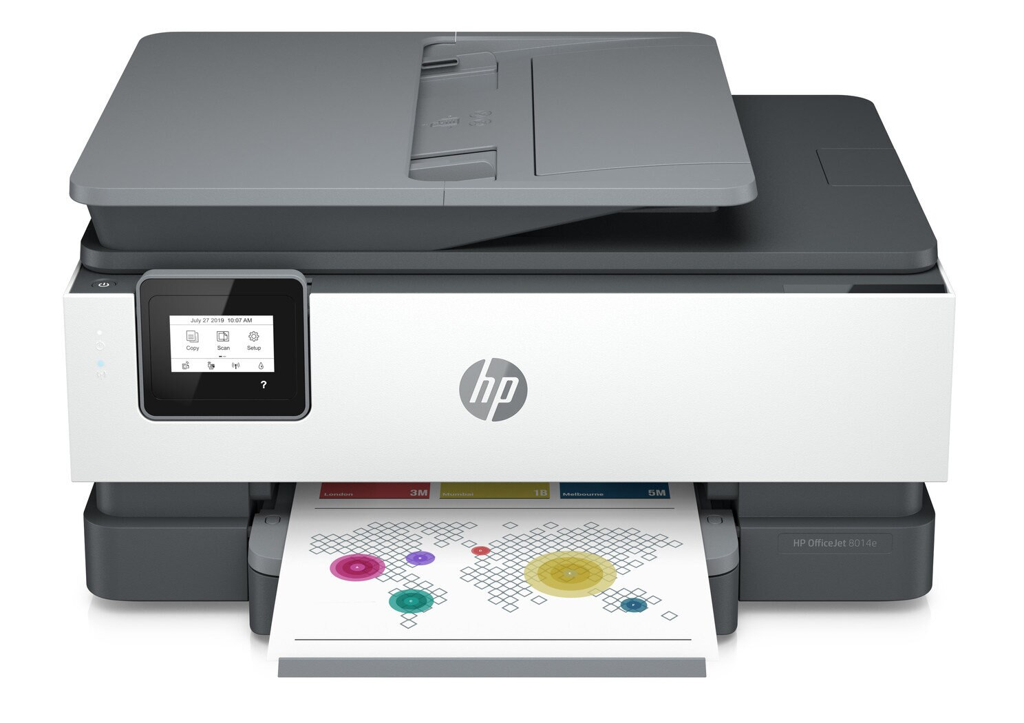 Urządzenie wielofunkcyjne HP OfficeJet 8014e Duplex ADF Kolor Atrament Wi-Fi