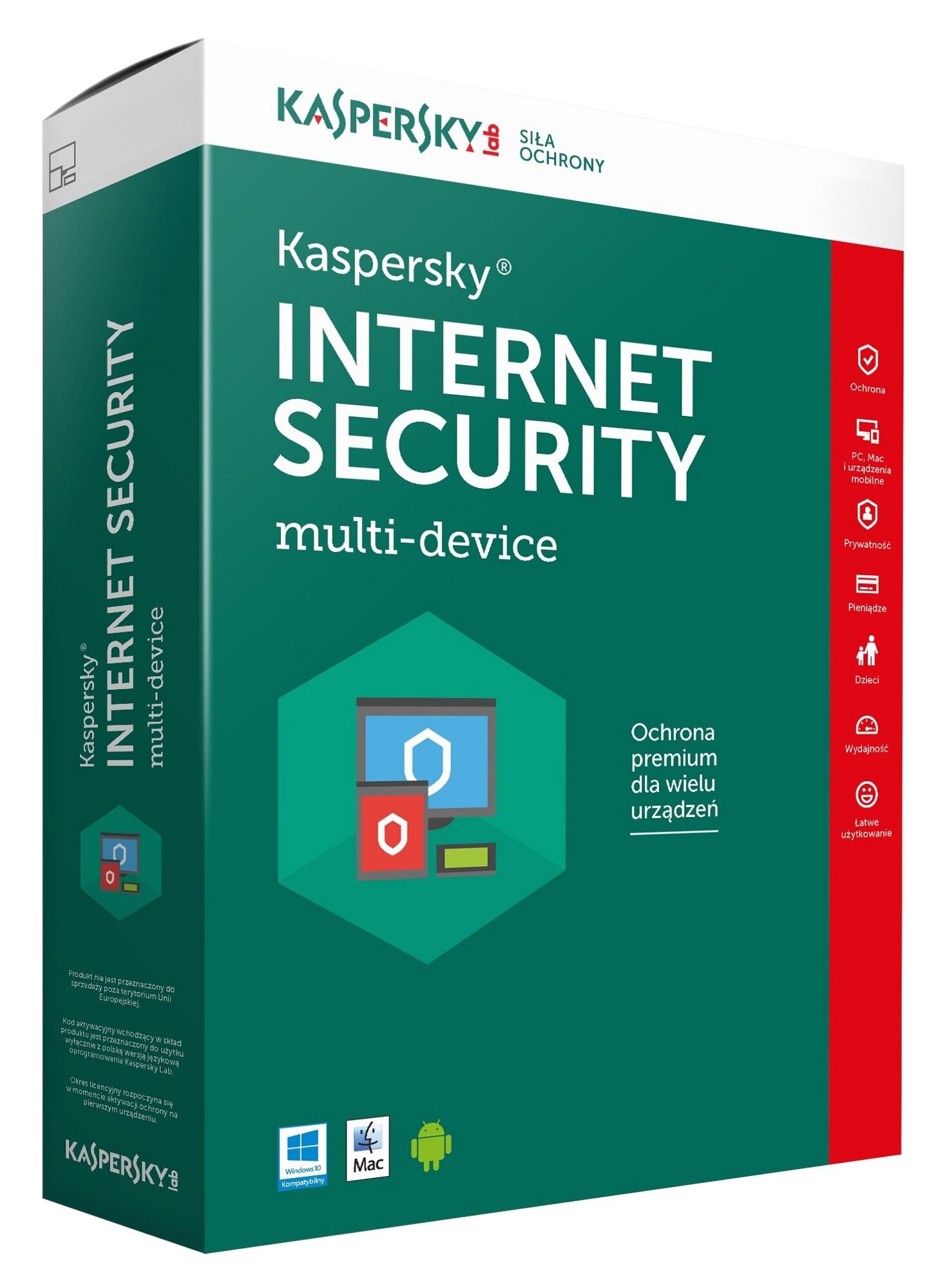 Program KASPERSKY Internet Security Multi-Device Home & Student Edition (1 urządzenie, 1 rok)