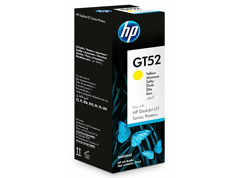 Tusz HP GT52 Żółty M0H56AE-Zdjęcie-0