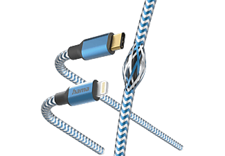 HAMA FIC E3 USB Type-C Lightning adatkábel, 1,5 méter, kék (201561)