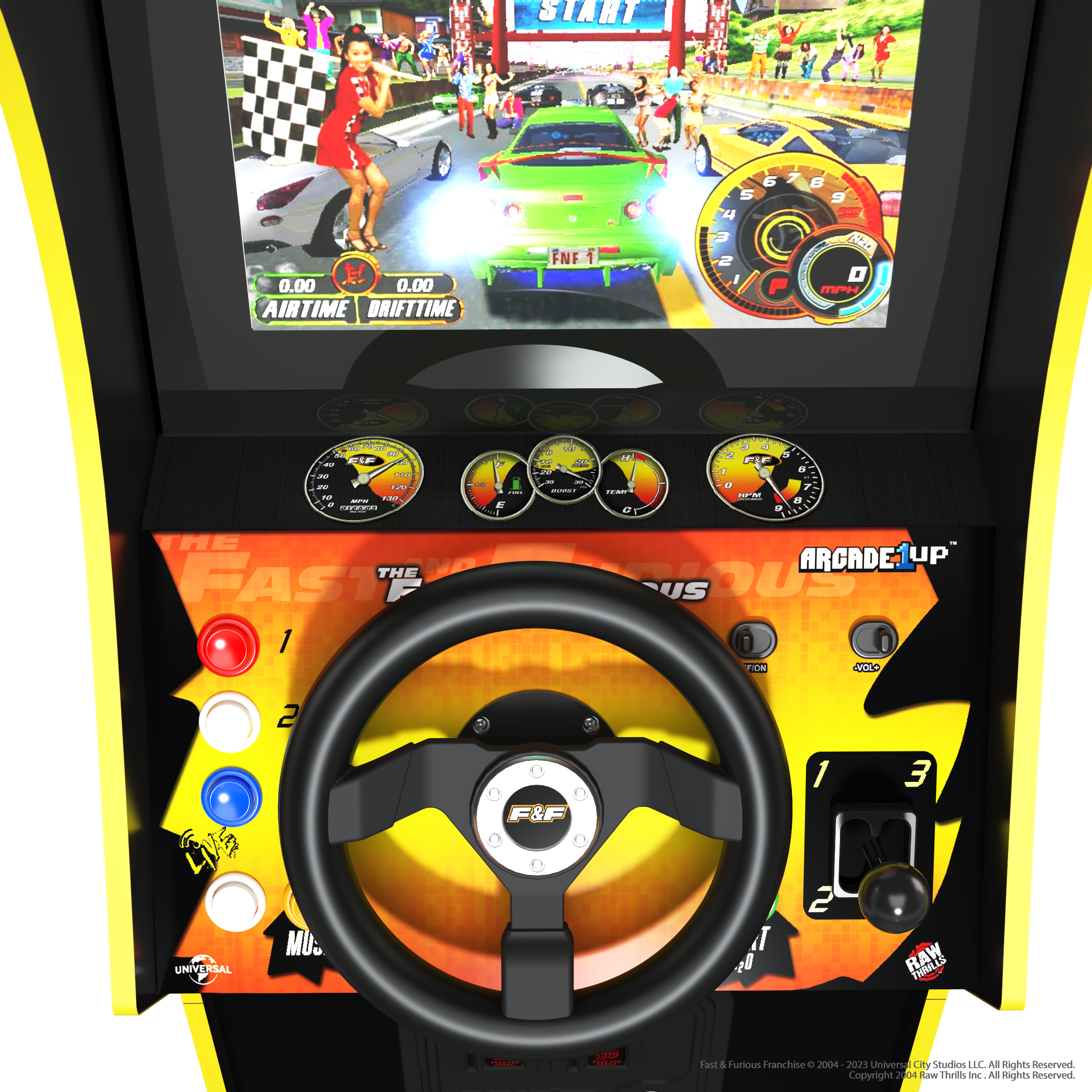 ARCADE 1UP and Fast Machine The Furious Spieleautomat Arcade The