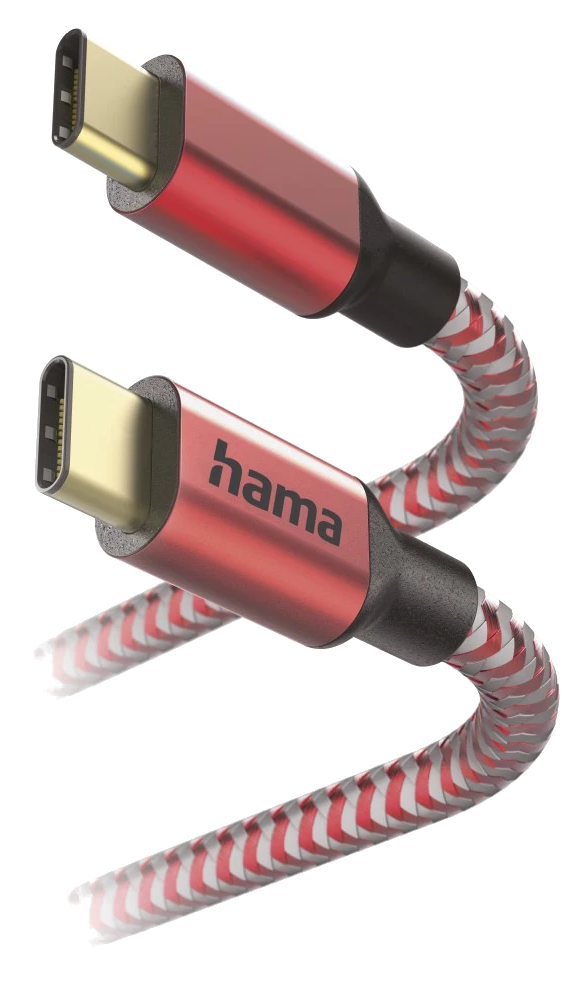 HAMA FIC E3 USB Type-C adatkábel, 1,5 méter, piros (201560)