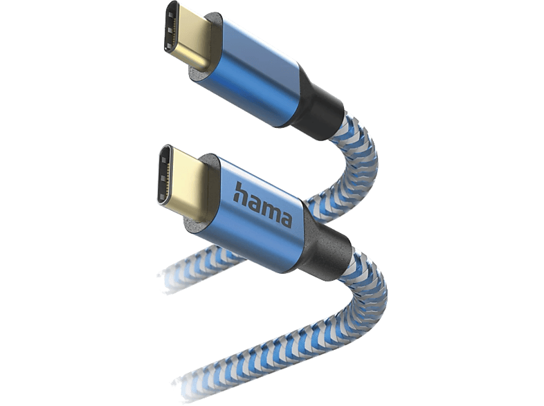 HAMA FIC E3 USB Type-C adatkábel, 1,5 méter, kék (201557)