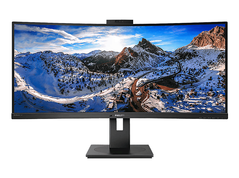 PHILIPS 346P1CRH/00 34 WQHD Monitor (4 ms Reaktionszeit, 100 Hz)