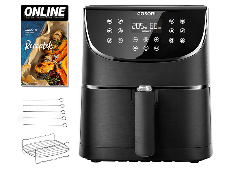 COSORI CP158-AF-RXB Premium Air Fryer, fekete