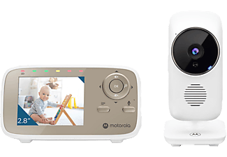 MOTOROLA VM483 Kétirányú videós babaőr 2,8" színes kijelző, infravörös éjjellátó mód, állítható hang