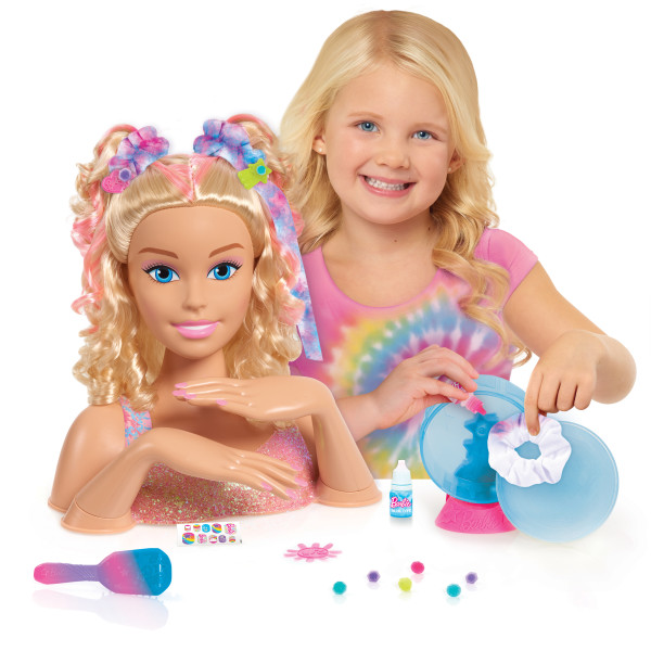 JUST PLAY BARBIE DELUXE STYLING HEAD - BLONDES HAAR Spielzeugstylingkopf Mehrfarbig