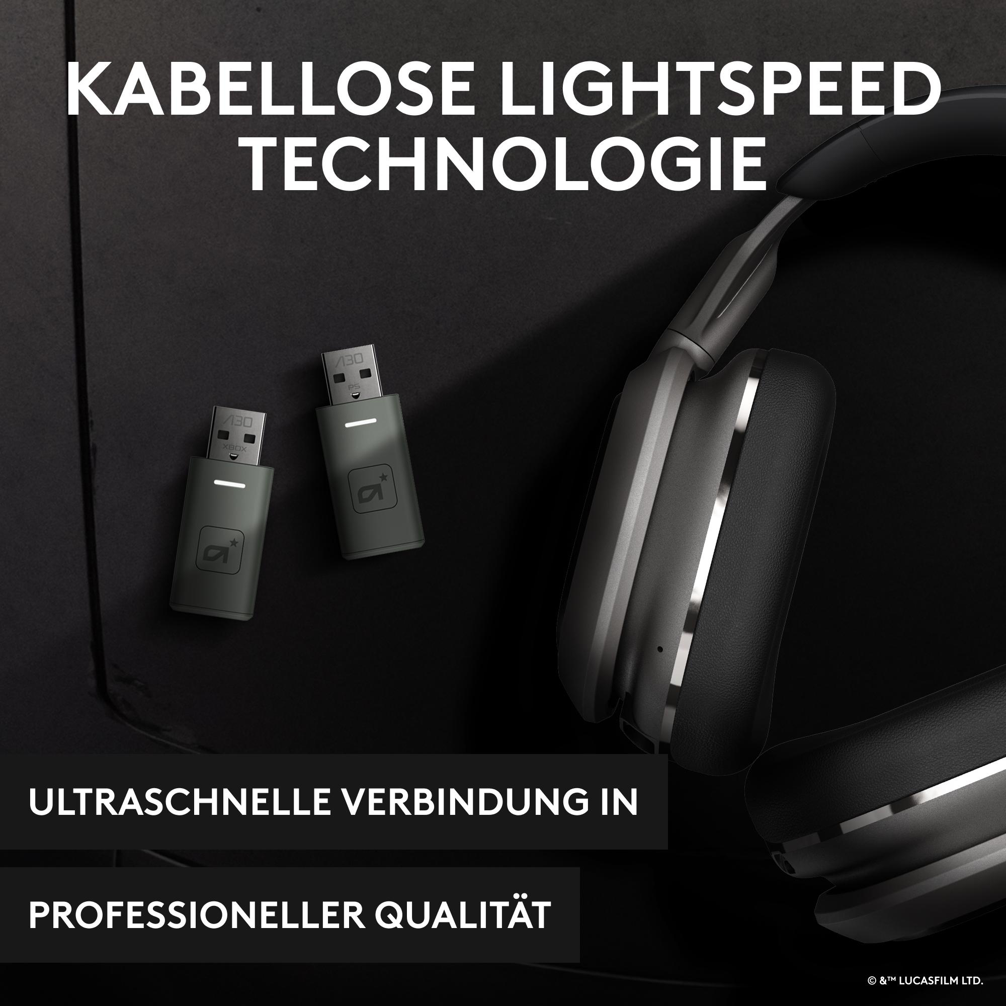 GAMING Mandalorian PS5, Lightspeed Headset Edition ASTRO für Schwarz Gaming Bluetooth Kabelloses The A30 Over-ear
