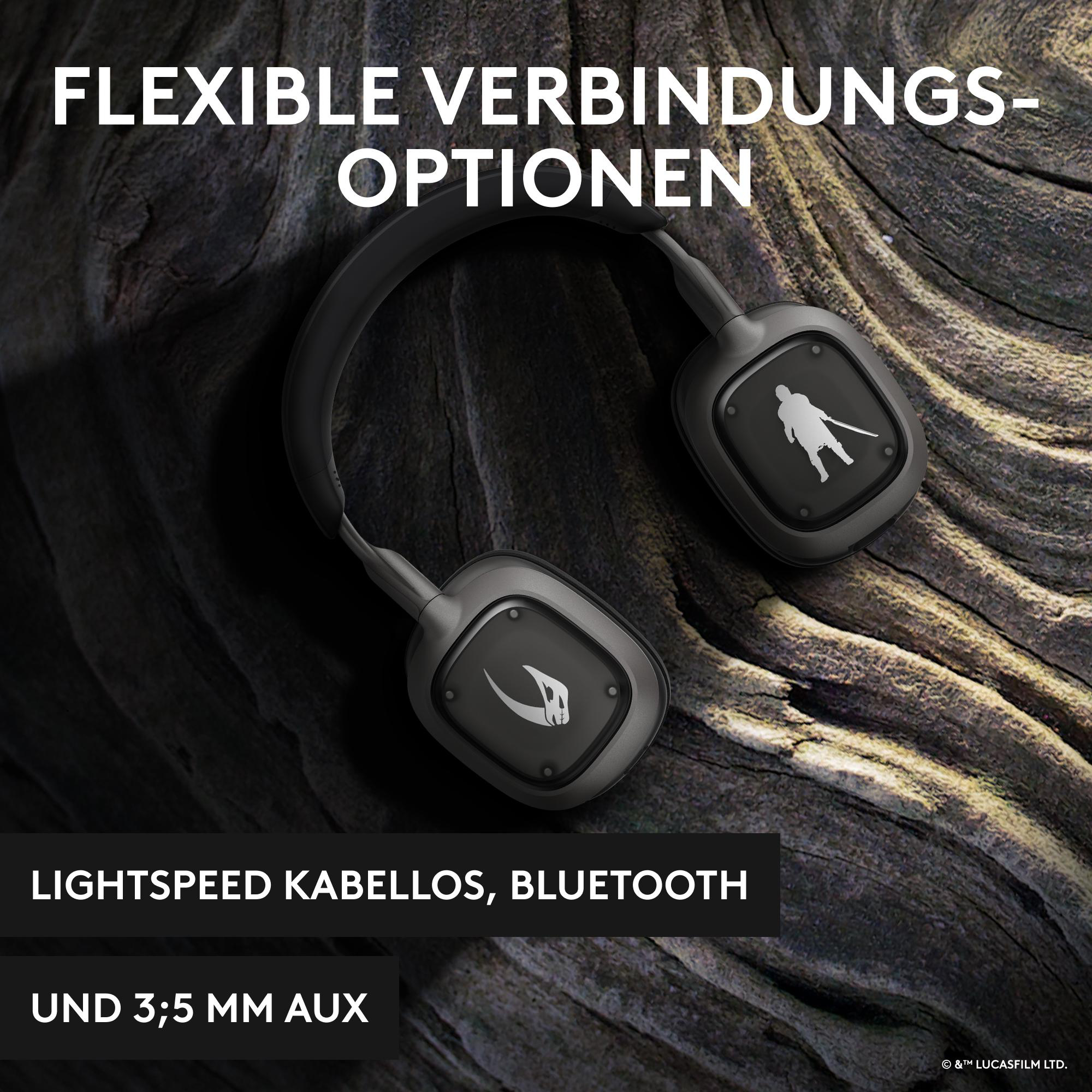 ASTRO GAMING A30 Mandalorian Headset Lightspeed Schwarz Over-ear Edition für Bluetooth The PS5, Gaming Kabelloses