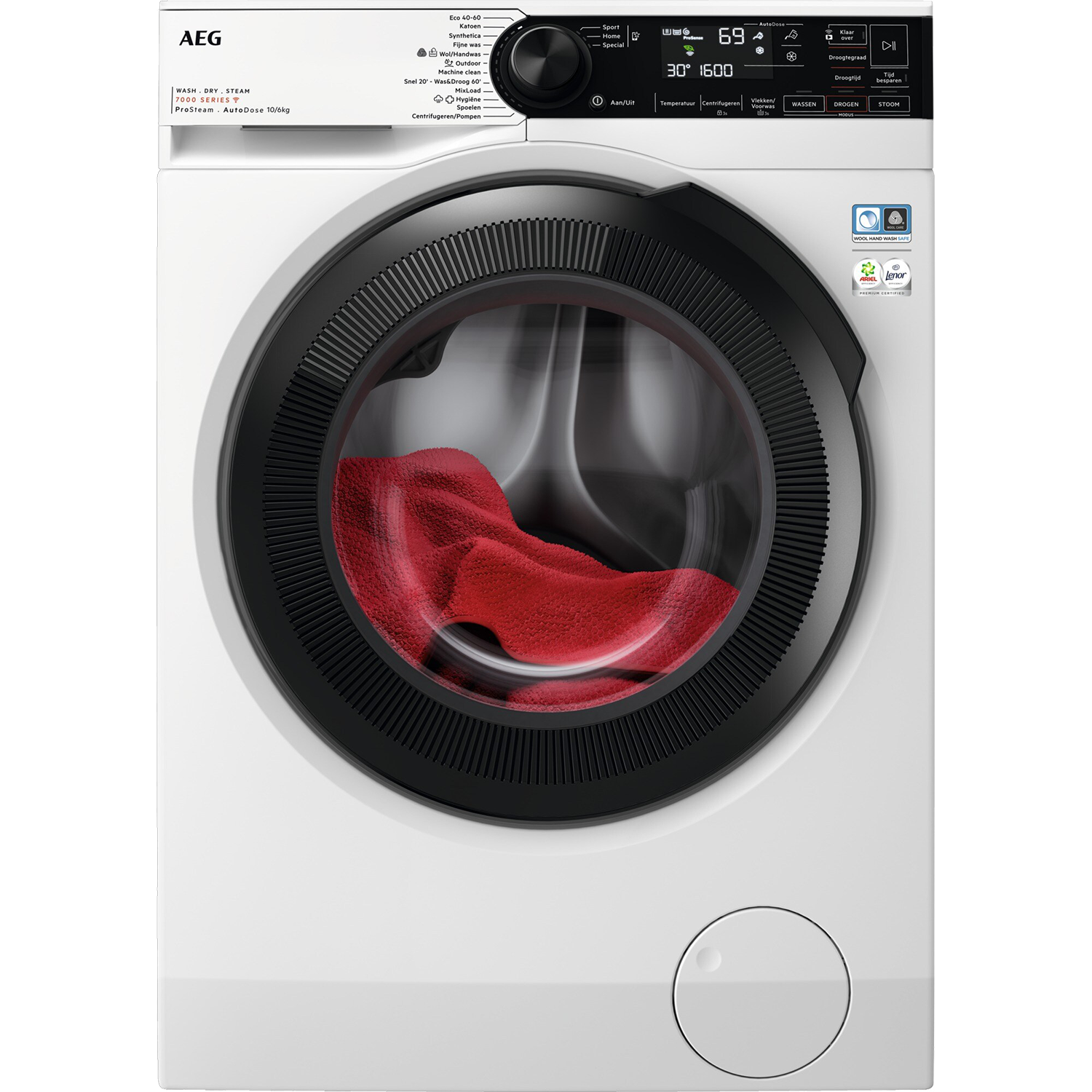 AEG LWR7516AD4 Was-droogcombinatie