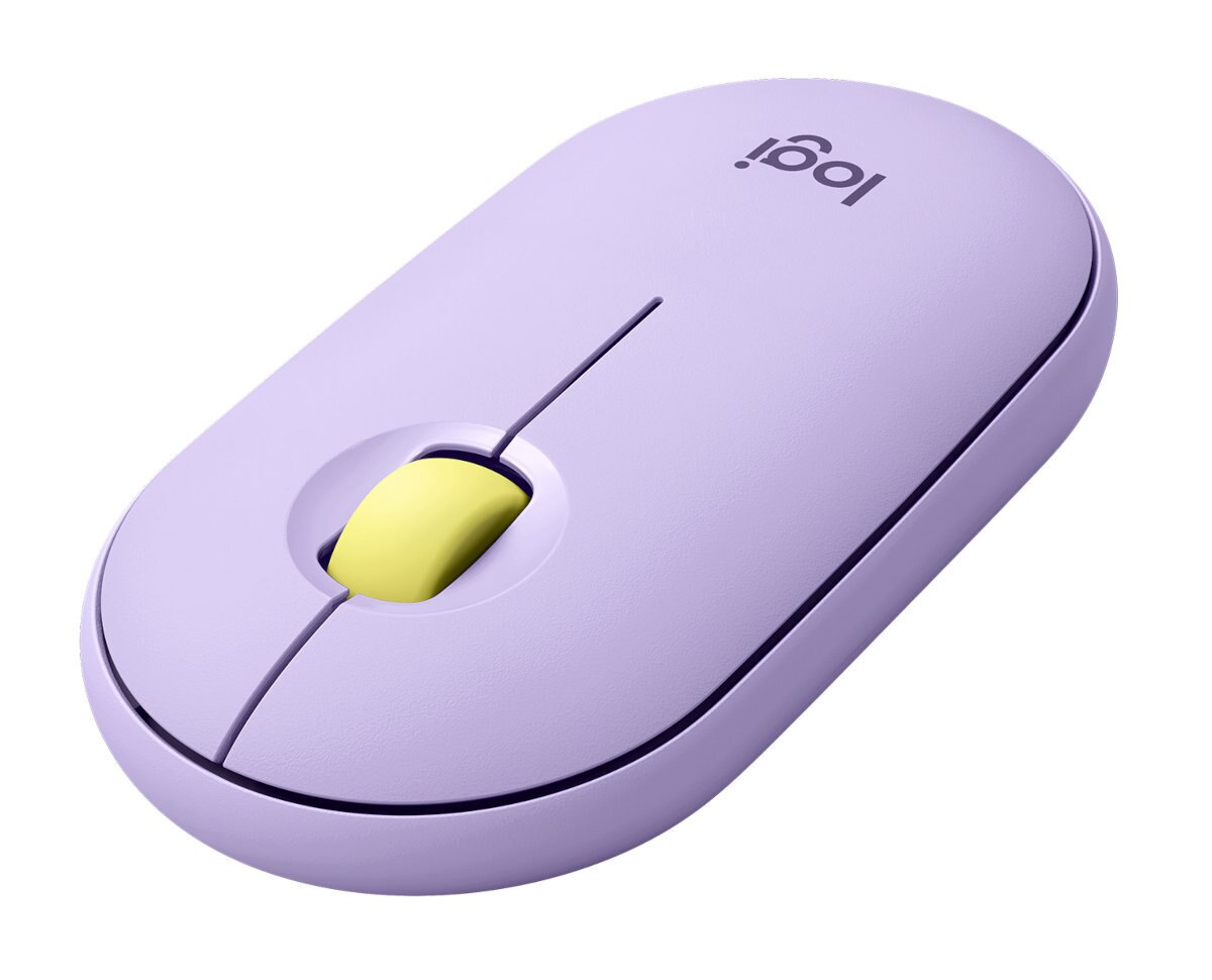 Mysz bezprzewodowa LOGITECH Pebble M350 Fioletowy (Lavender Lemonade) 910-006752