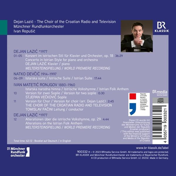 Lazic/Repusic/Münchner Rundfunkorchester - Istrian Rhapsody  - (CD)