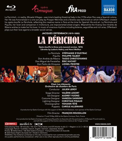 (Blu-ray) Paris chambre - de (Blu-ray) - d\'Oustrac/Talbot/Leroy/Orch.de Périchole La