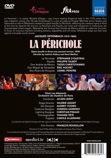 d'Oustrac/Talbot/Leroy/Orch.de chambre de Paris - La Périchole  - (DVD)