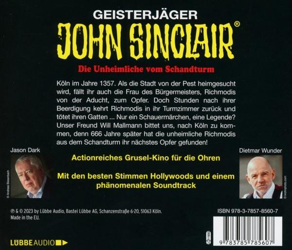 Sinclair John - John Sinclair - Folge 160: Die Unheimliche vom Schandturm  - (CD)
