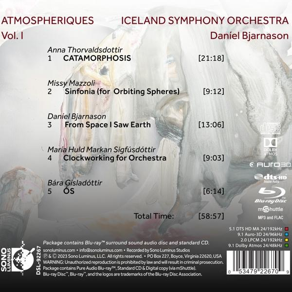 Daniel/iceland Symphony Orchestra Bjarnason - Atmospheriques Vol.1  - (CD)
