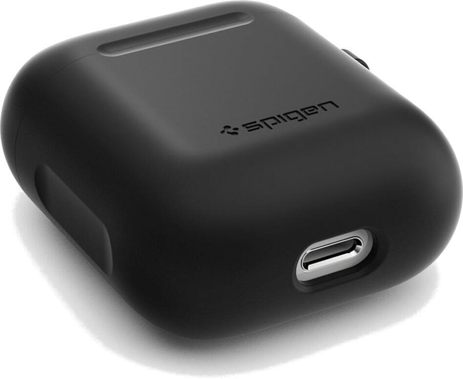 Etui SPIGEN Silicone Fit do AirPods CZarny