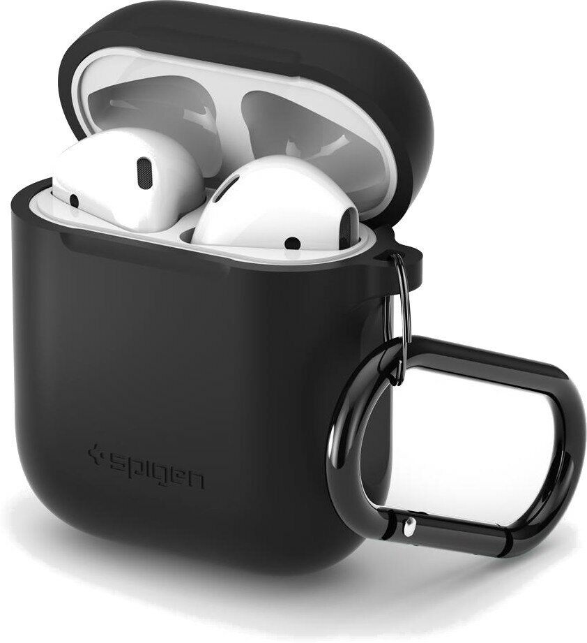 Etui SPIGEN Silicone Fit do AirPods CZarny