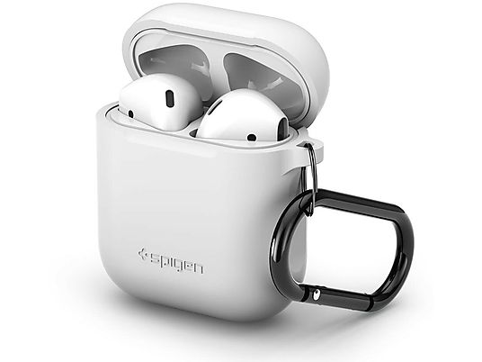 Etui SPIGEN Silicone Fit do AirPods Biały