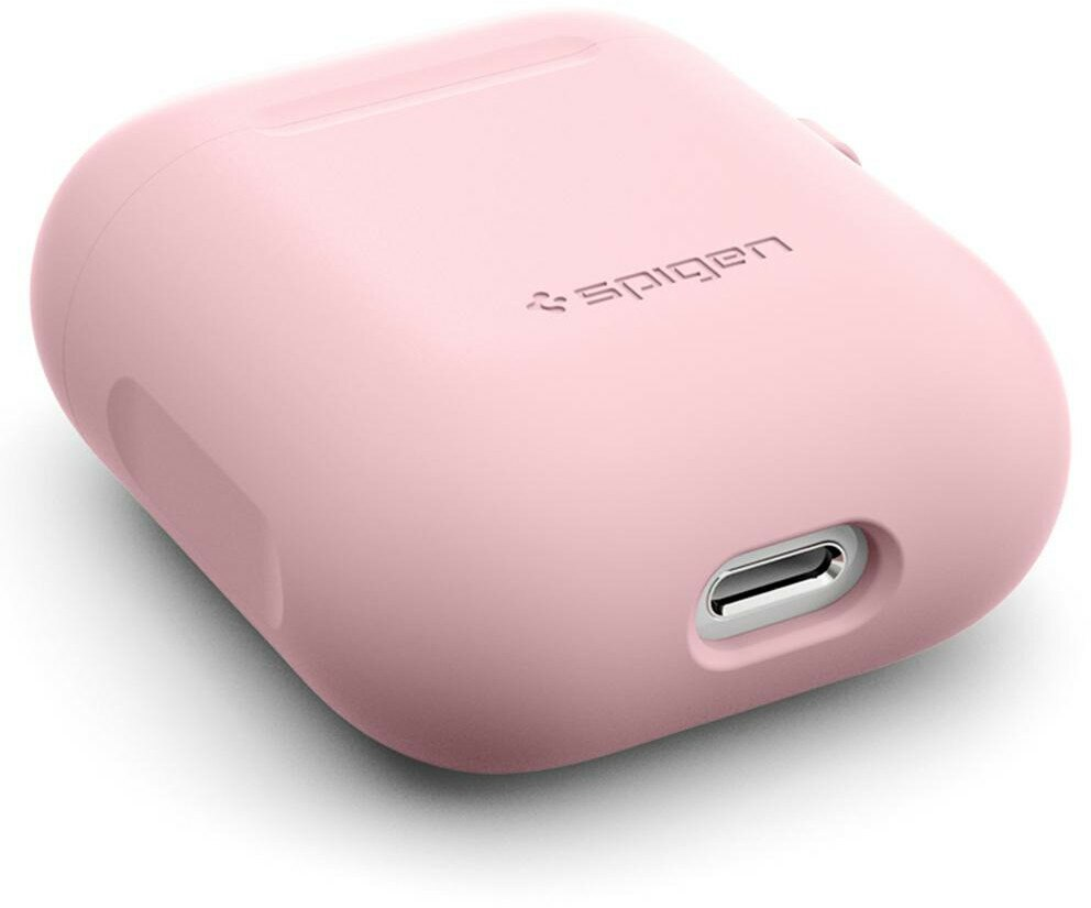 Etui SPIGEN Silicone Fit do AirPods Różowy