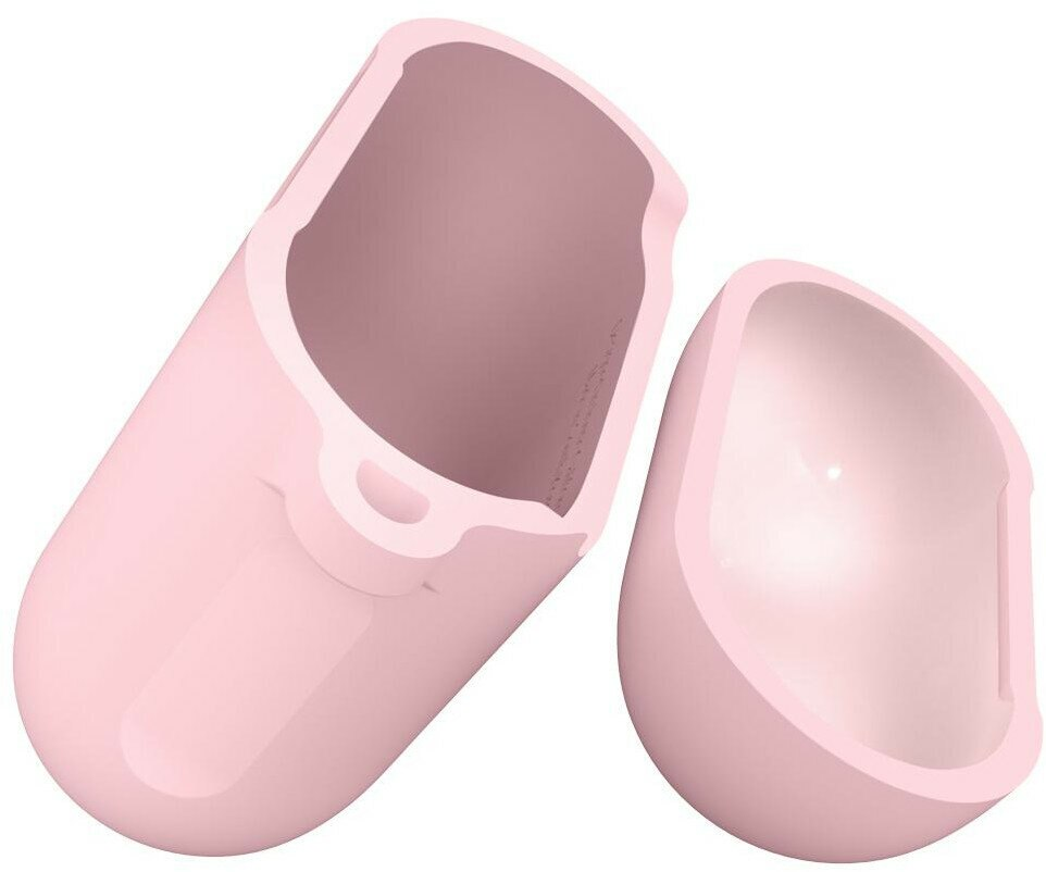 Etui SPIGEN Silicone Fit do AirPods Różowy
