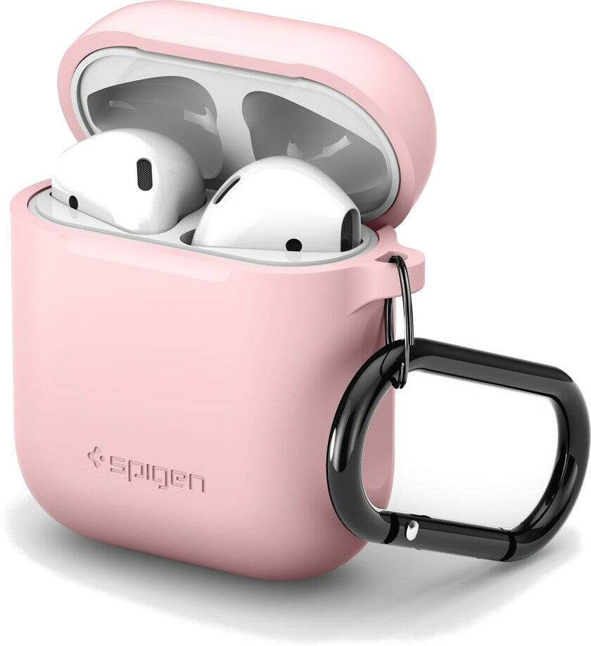 Etui SPIGEN Silicone Fit do AirPods Różowy