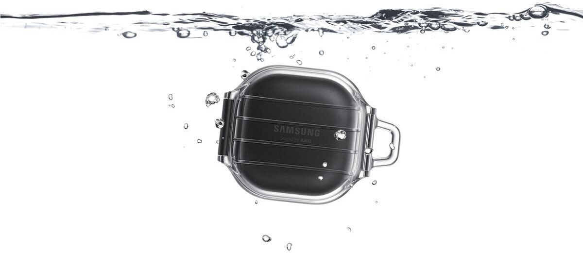 Wodoodporne etui SAMSUNG do Buds Live/Buds Pro Przezroczyste EF-PR190CBEGWW