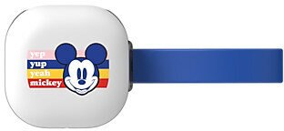 Etui z paskiem SAMSUNG do słuchawek Buds Live/Buds Pro (Mickey) Biały GP-FPR180HIBWW
