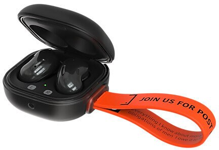 Etui z paskiem SAMSUNG do słuchawek Buds Live/Buds Pro Pomarańczowy GP-FPR180HIBQW