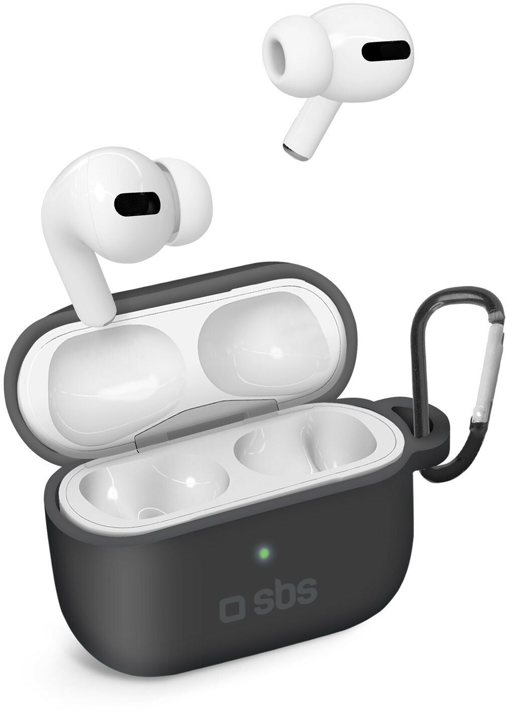 Etui na słuchawki SBS Silicone case do Apple AirPods Pro Czarny